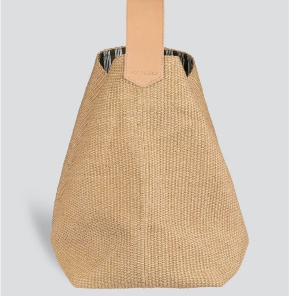 Nothingshop Cube Straw Bag